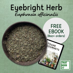 Augentrostkraut [Euphrasia officinalis] | Beste Qualität | 100% Biologisch | GMO Frei | Naturkräuter | Kräutertee | Nachhaltig bezogen