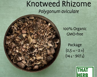 Knotweed Rhizome (Polygonum aviculare) | Best Quality | 100% Organic | Dried Rhizome | Natural | Herbal Tea | Sustainably Sourced | Non-GMO
