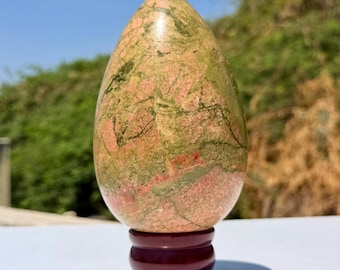 Natural Rosophia Stone Egg | Polished Gemstone Collector Crystal Decor