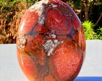 Natural Cobra Jasper Freeform | Polished Jasper Crystal | Healing Stone | Spiritual Decor | Collector Mineral Piece