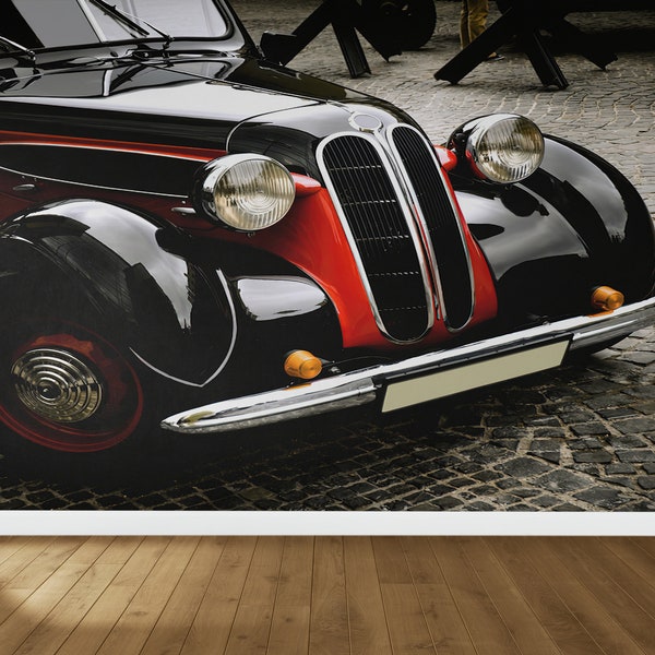 Retro Cars Wallpaper Etsy