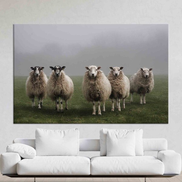 Sheep Poster Etsy