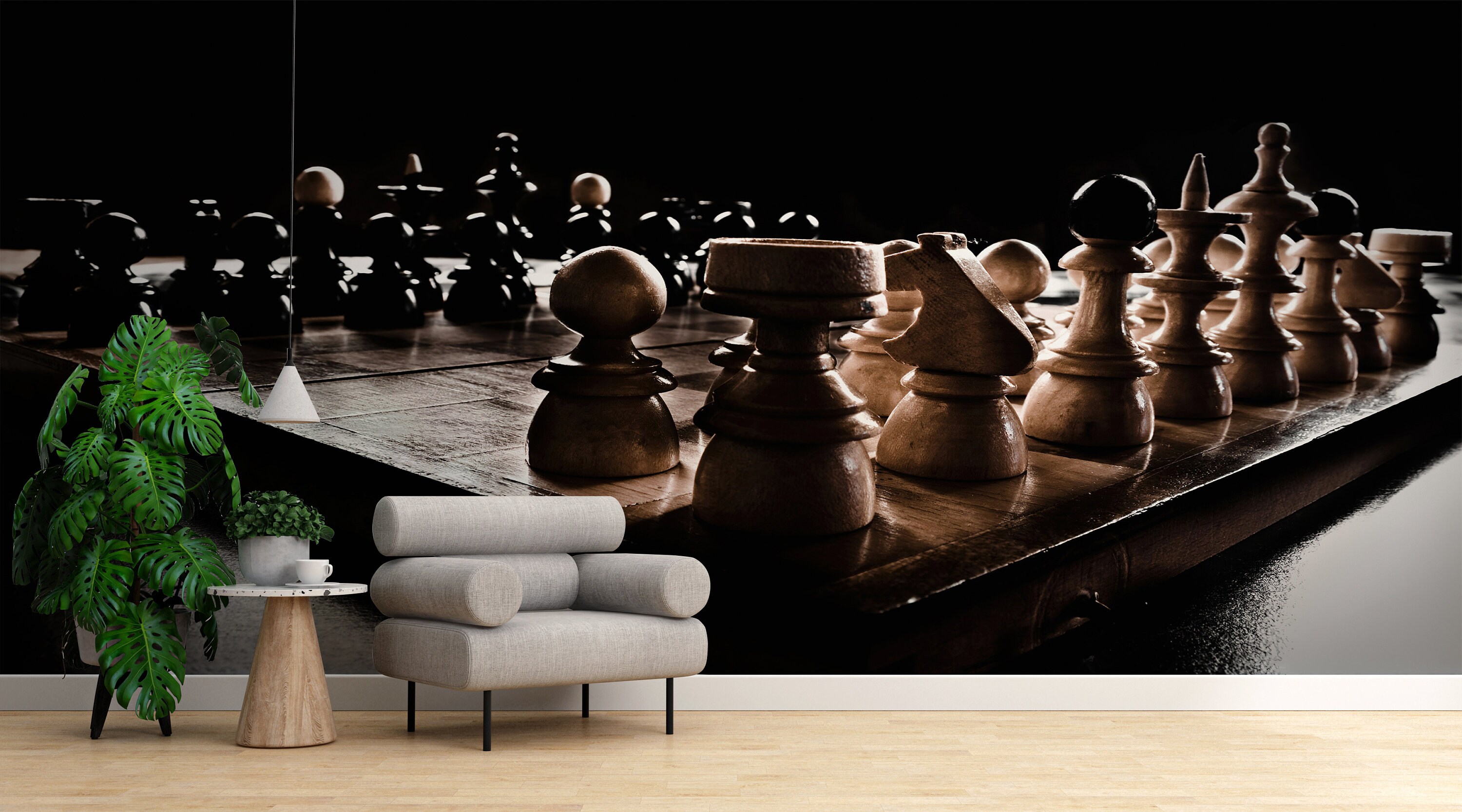 3D Chess Board - wallpaper