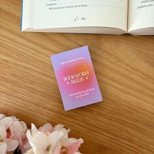 TBR Cards / Cartas TBR / To Be Read / Qué leer a continuación / Baraja de cartas / Juego TBR / Regalo de libro / Regalos para amantes de los libros / Regalo lectora
