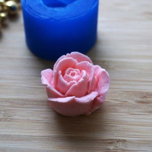 Rose Flower Silicone Mold: Fondant, Cake Decor, Polymer Clay