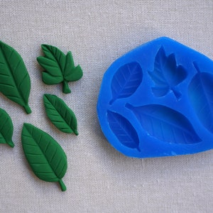 Silicone Mold for Leaf Shapes (Food-Grade)