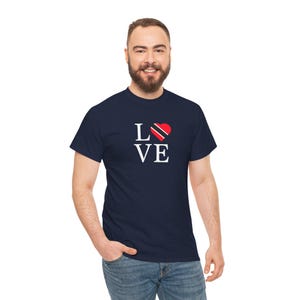 Trinidad Flag Unisex Tee Shirt, Trinidad and Tobago Pride Tee, Caribbean Flag Lover Shirt, Trinidadian Heritage Shirt, Men&#39;s Women&#39;s Cotton