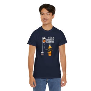 Humor Johnnie Walker Blood Type Old Man Shirt with a fun whiskey design, perfect for whiskey lovers