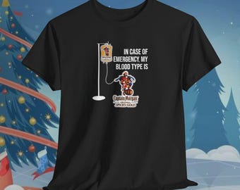 Captain Morgan Spice Rum IV Bag Blood Type Shirt | Unique & Fun Rum-Themed Graphic Tee | Perfect for Rum Enthusiasts | West indian Tee Gift