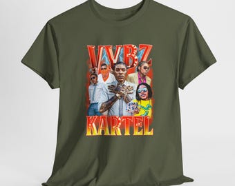 Vybz Kartel World Boss Retro Vintage Shirt Iconic Reggae & Dancehall Music T-shirt, Stylish Fan Gear, Vybz Kartel Dancehall Graphic Tee