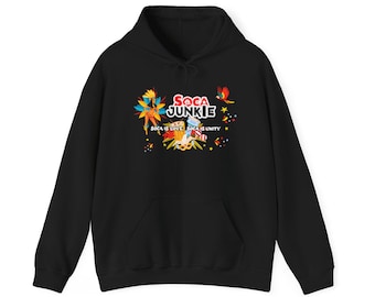 Sudadera con capucha Soca Junkie / Sudadera estampada, Regalo para amantes del carnaval