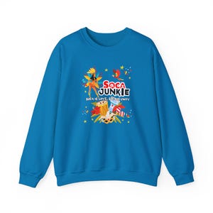 Sudadera exclusiva de Soca Junkie / Soca es amor, Soca es unidad / Ropa gráfica premium / Suéter gráfico de moda / Regalo perfecto para las fiestas