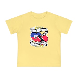 Trinidadian Haitian Baby Tee | Cultural Pride Kids T-Shirt | Caribbean Heritage Clothing | Trinbagonian Haitian Gift | Summer Toddler Wear image 4