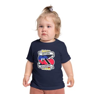 Trinidadian Haitian Baby Tee | Cultural Pride Kids T-Shirt | Caribbean Heritage Clothing | Trinbagonian Haitian Gift | Summer Toddler Wear image 10