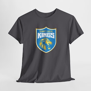 St. Lucia Kings CPL Cricket Shirt  | Caribbean Premier League Cricket Merch | Cricket Fan Gear | Stylish Sportswear St. Lucian Cricken Fans