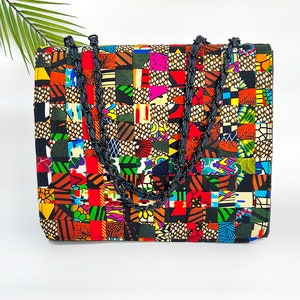 Maxi bag, Ret bag, African maxi bag, African print bag, Ankara bag, handmade African bag
