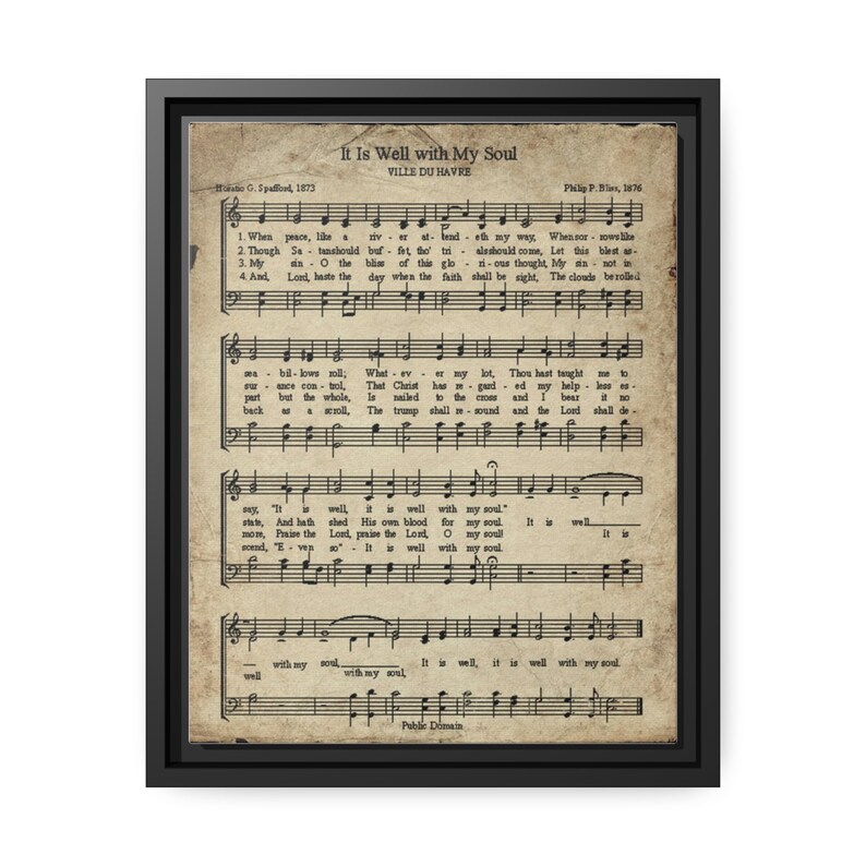 Printable Vintage Hymn Set of 8,printable Vintage Sheet Music,amazing ...