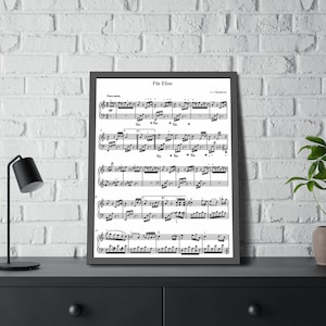 Bagatelle No. 25 "Für Elise" by Ludwig Van Beethoven| Classical music | Music score | digital music | Digital Download |Piano | Organ