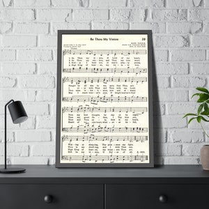 Be Thou my Vision|Printable Vintage Hymn | Sheet Music | Instant Download |