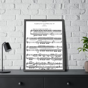 Beethoven Symphony No. 9 Score: Choral in D Minor (Digital Download)