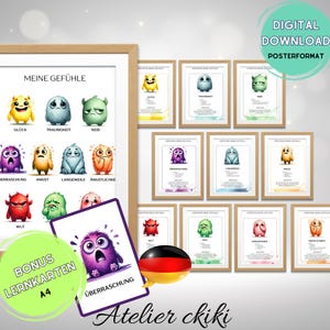 Gefühlsbewusstseins-Poster, Ruheecke-Poster, Emotionale Regulierung, Klassenzimmer-Druckvorlage, Soziales und emotionales Lernen, Gefühle
