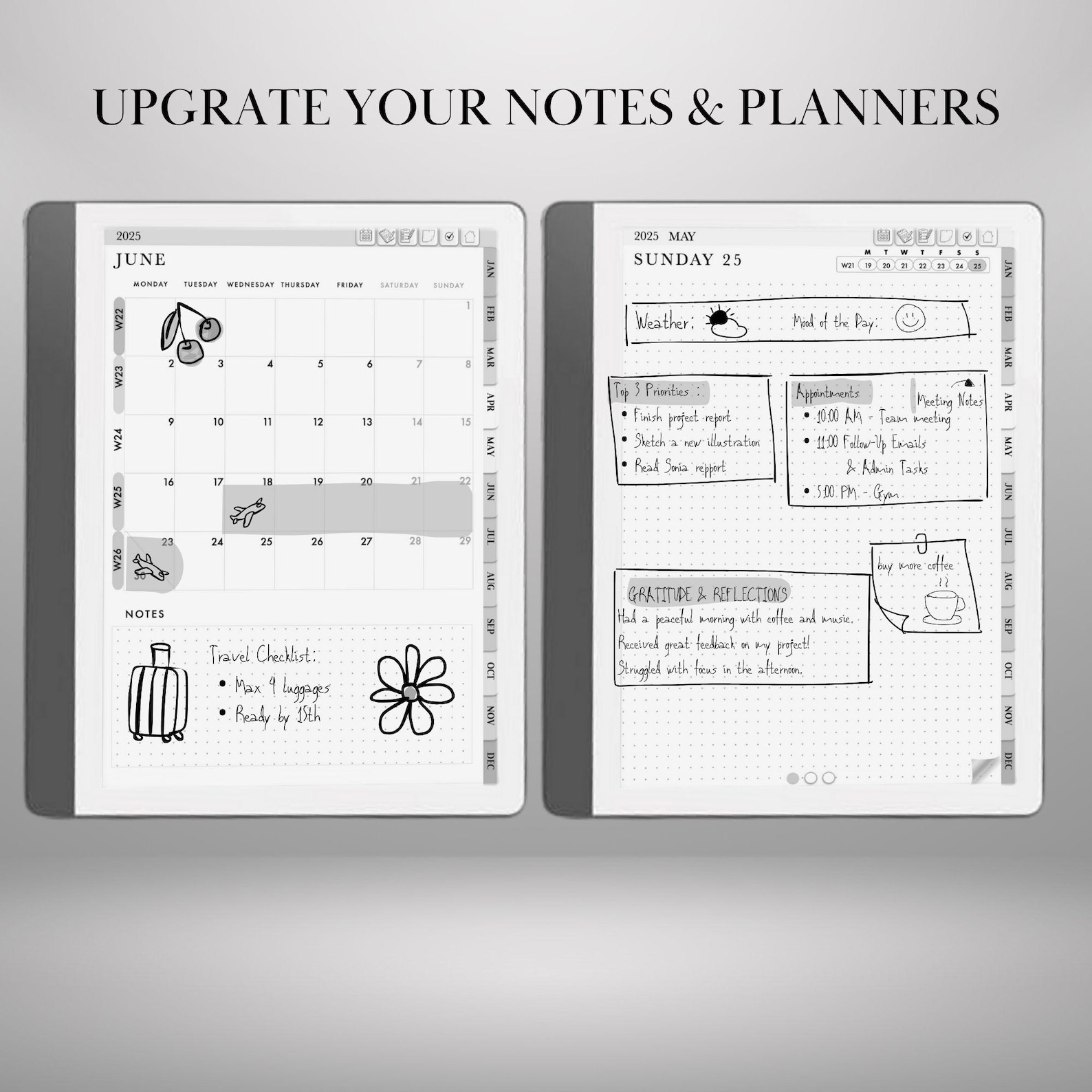Tracable Stickerdds Prinable Kindle Scribe Sticker Template Traceable Stickers for Organisation ...
