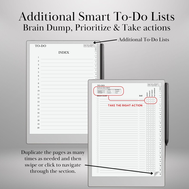 Daily Planner 2026 for Remarkable Paper Pro and 2: Daybook Hyperlinked ...