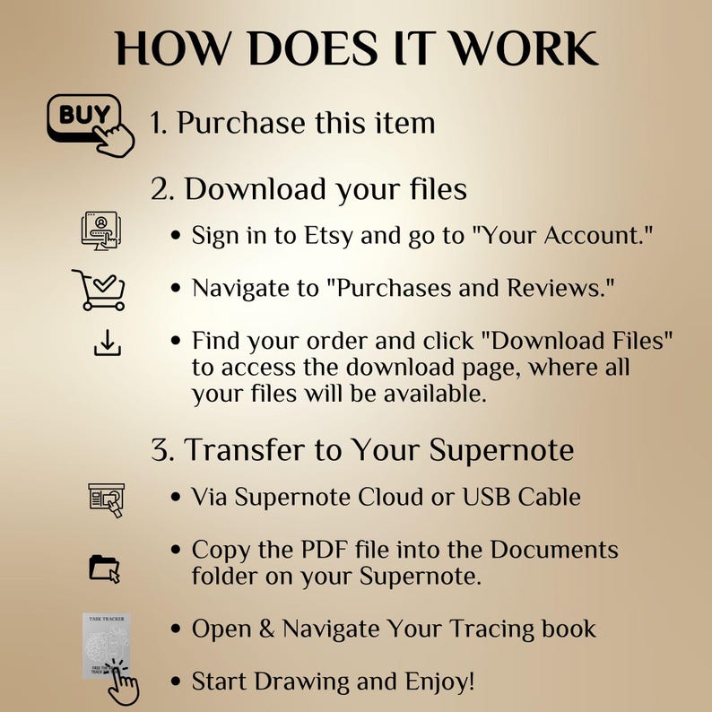 Supernote Stickers A5X, A6X and Manta Supernote Templates Digital ...