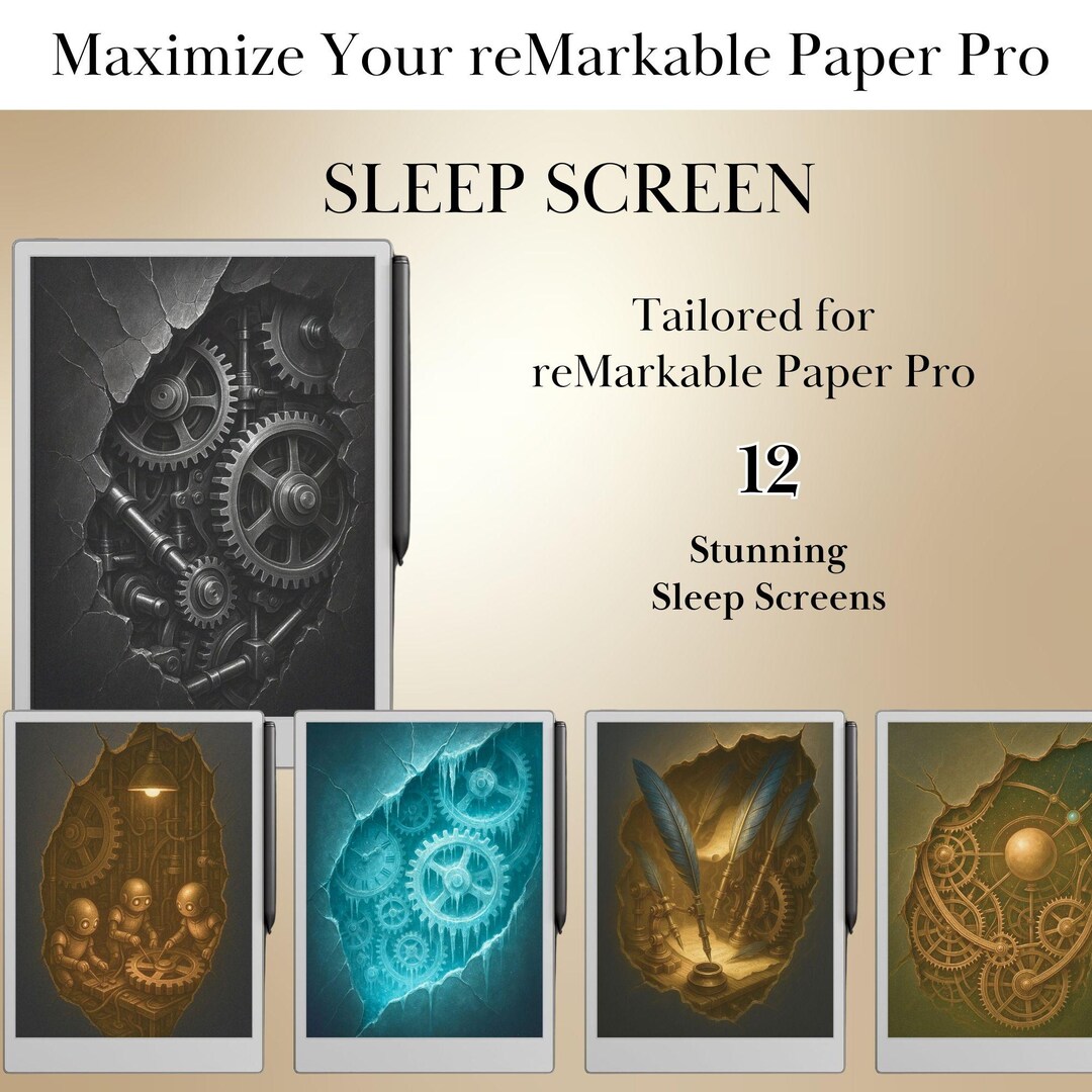 Sleep Screen Bundle for Remarkable Paper Pro | Remarkable Templates ...
