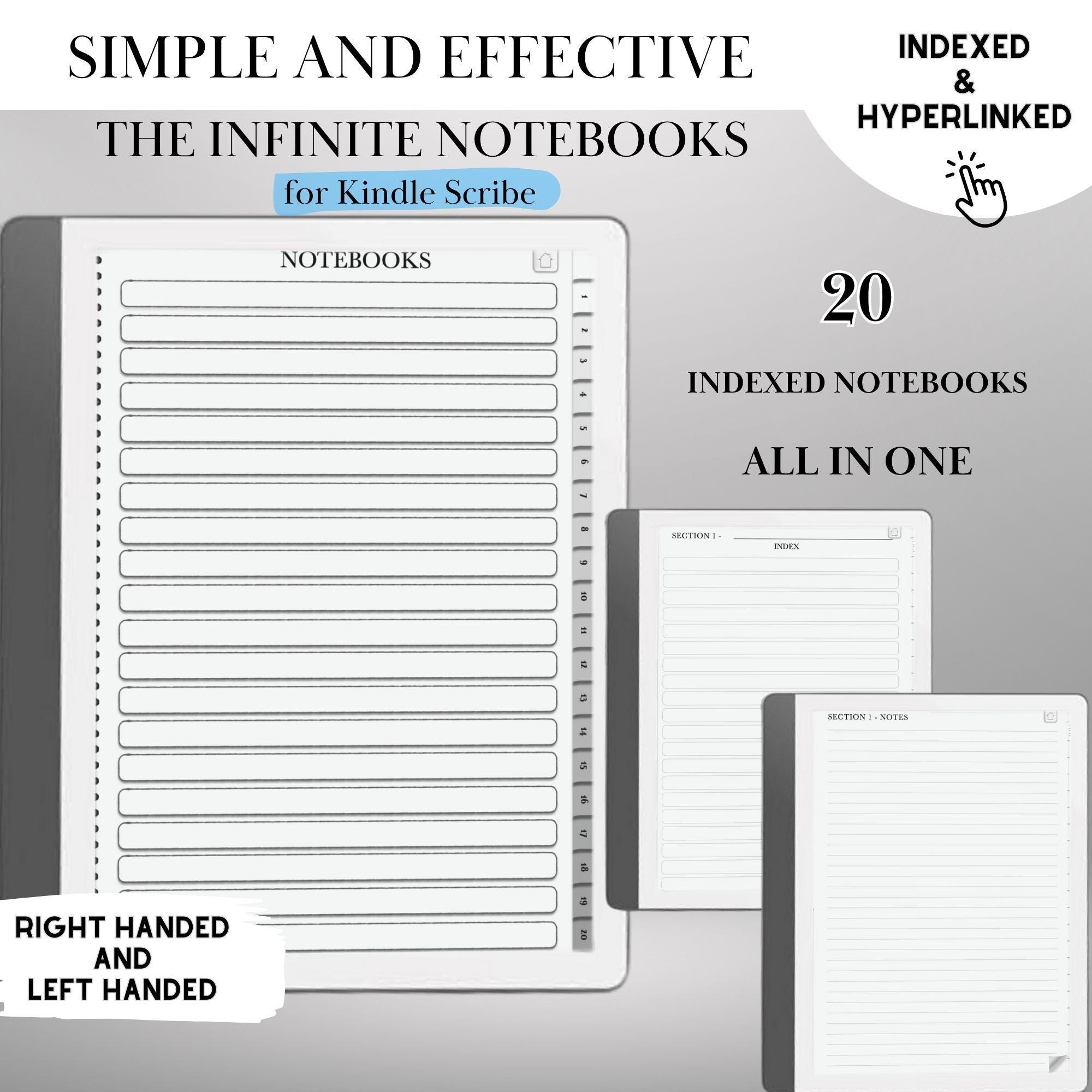 Kindle Scribe Templates Notebook | Kindle Scribe Insert