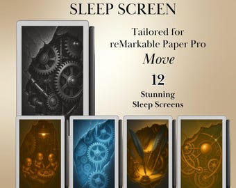 Pacchetto Sleep Screen per modelli di spostamento Pro reMarkable Paper Sleep Screen / modelli di spostamento Pro reMarkable Paper