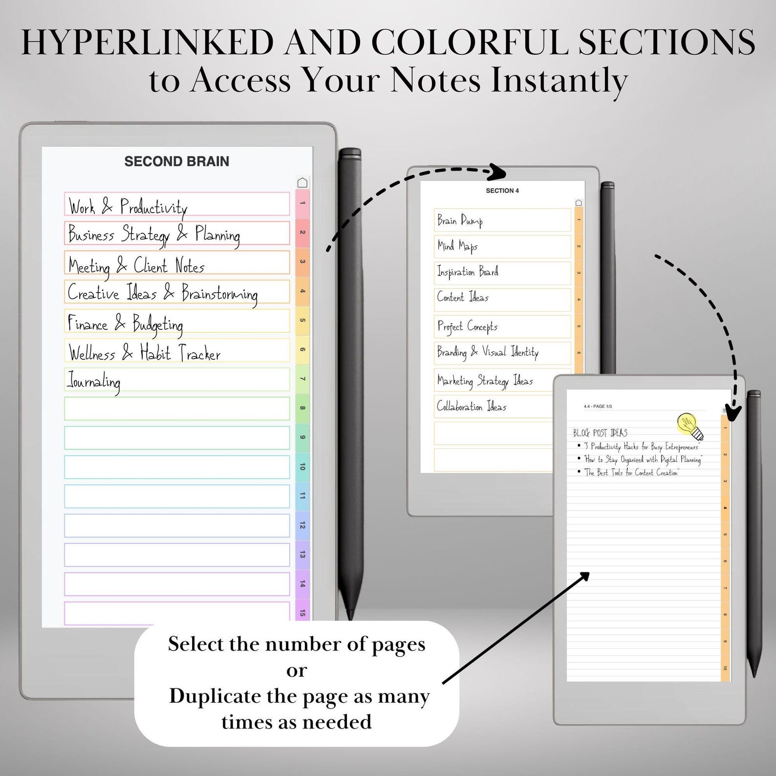 Infinite Notebook Templates Creator for Remarkable Paper Pro Move, Rm2 ...