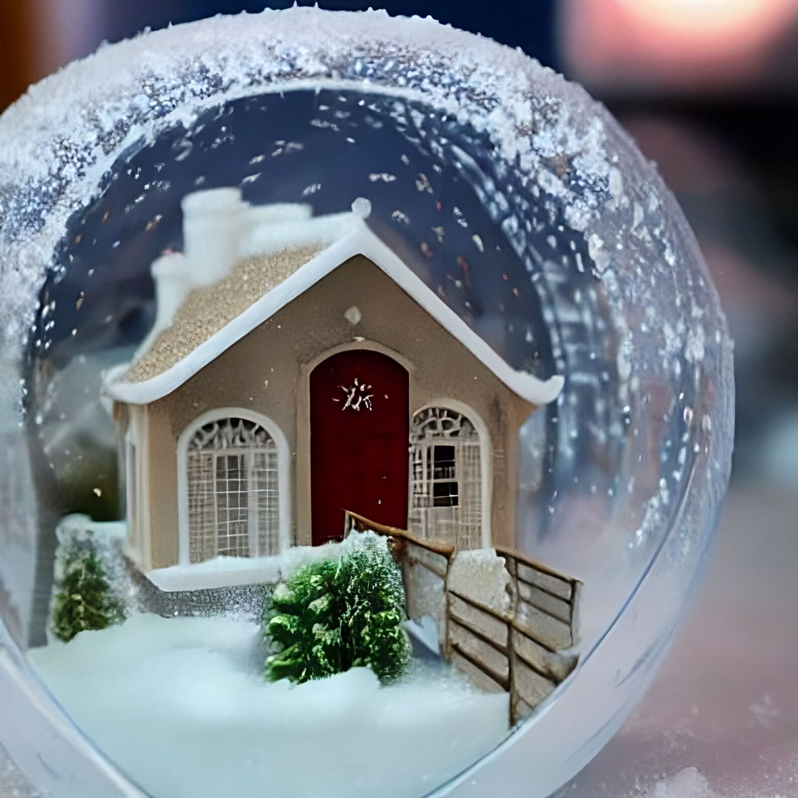 Custom Snow Globe Your Home in a Globe Etsy