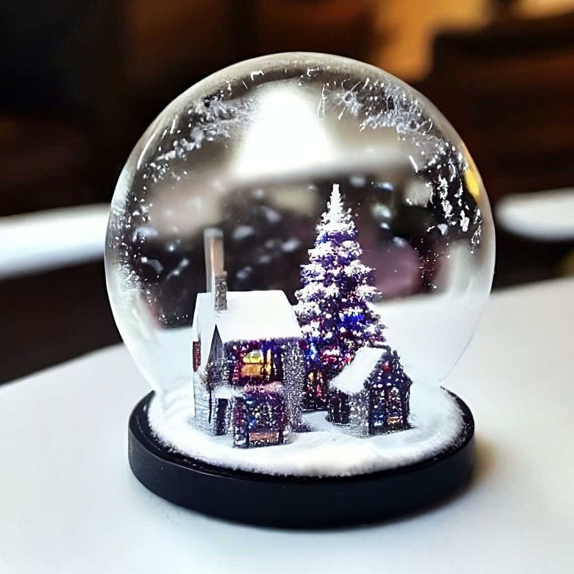 Custom Snow Globe Your Home in a Globe Etsy