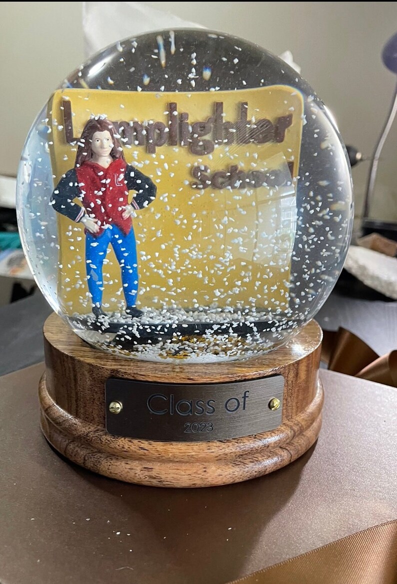 Personalized Snow Globe Graduation Snow Globe Etsy