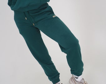 Joggers in Forest Green