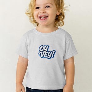 Oy Vey! Funny Jewish Baby Shirt | Infant Tee Yiddish Humor | Jewish Baby Gift | Jewish Baby Shower | Oy Vey Toddler Shirt | Baby Yiddish Tee