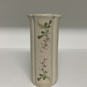 Vintage MPM Mountain Meadows Pottery Flower Bud Vase Vermont 5 Inch