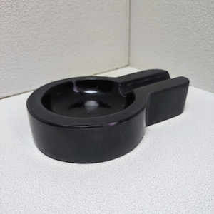 Cigar Ashtray Black Marble - Custom Vintage Holder, Perfect Cigar Accessories & Gift for Men
