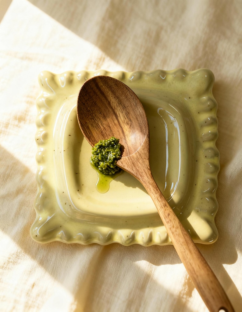 Spoon Rest | Ceramic | Kitchen Accessories | Spoon Holder | Spoon Rest | Sponge | Decorative Tray | Gift Idea | Tortellini Ravioli