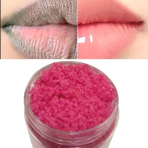Pink lips scrub
