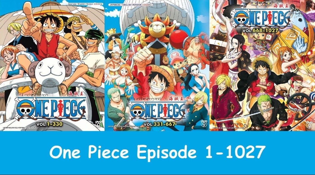 One Piece (Episodes 1 - 330) ~ All Region ~ Brand New ~ English Dubbed  Version ~