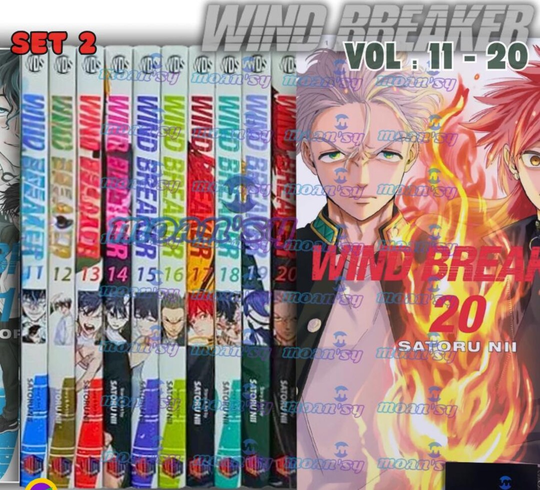 WIND BREAKER 1-20巻セット Wind Breaker Manga Vol 1-20 [full Set/half] English Version Comic