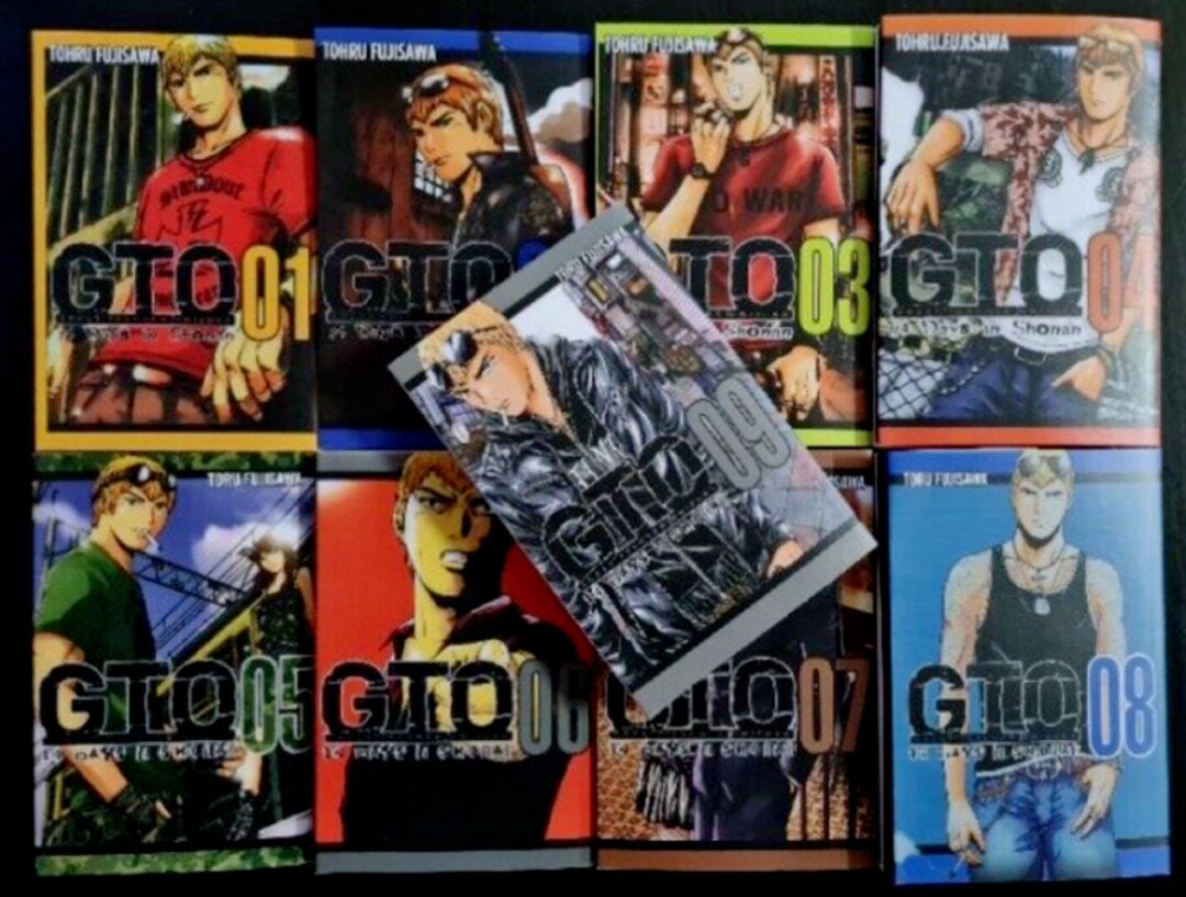 GTO - 14 Days in Shonan by Tohru Fujisawa Manga Vol.1-9 (end) English
