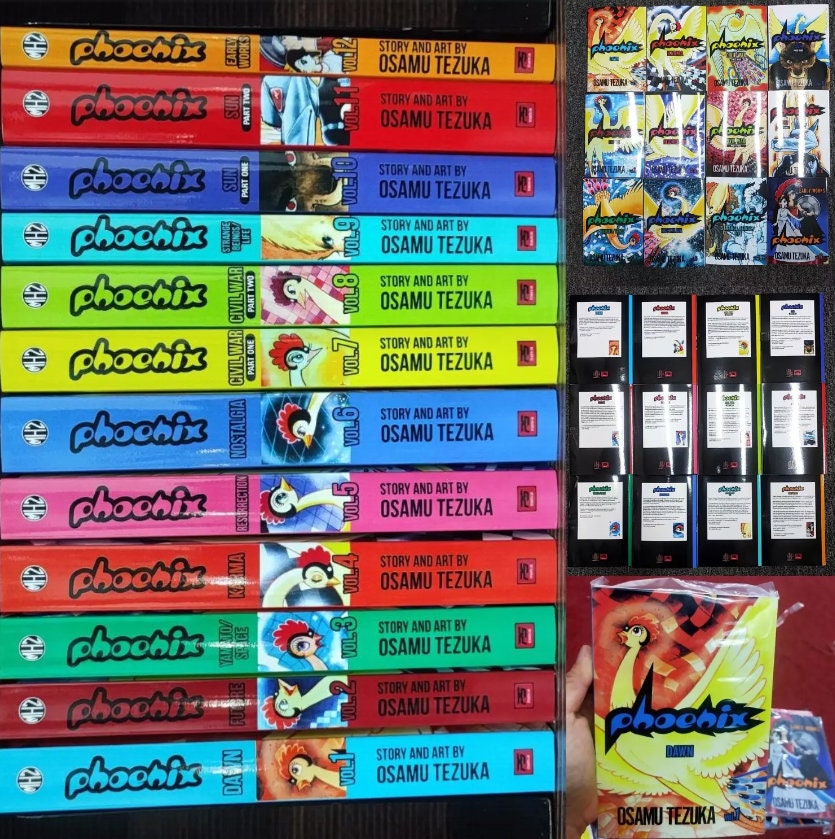 Phoenix Manga NEU Full Set Volume 1-12 (ENDE) Von Osamu Tezuka Englische Version