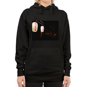 FELPA CON CAPPUCCIO giapponese, felpa con cappuccio premium, felpa con cappuccio samurai, felpa con cappuccio tradizionale estetica giapponese per unisex stampa samurai arte oscura / regalo per gli amanti del Giappone immagine 4