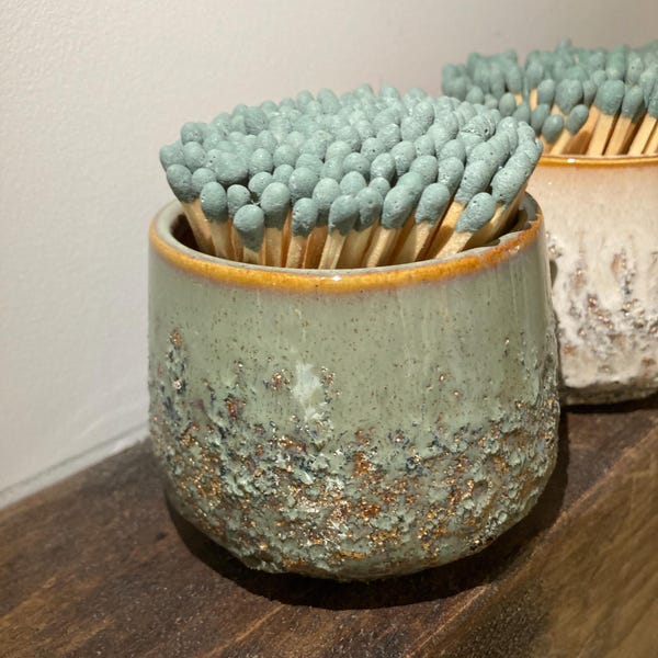 Ceramic Match Striker Pots