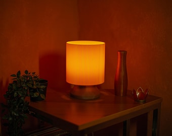 Modern Table Lamp - Aesthetic Bedside Lamp in Gold - 3D Printed Modular Lamp Kit - Design Table Lamp - Luxury Home Decor Accent