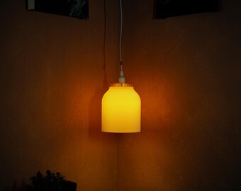 Beige Elegant Bell Lampshade • 3D Printed Modular Light Shell • Boho & Scandi Decor • Sustainable Home Upgrade E14/E27 • Designer Lighting