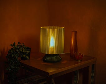Modern Table Lamp - Aesthetic Bedside Lamp in Sage Green - 3D Printed Modular Lamp Kit - Design Table Lamp - Minimalist Home Decor Gift